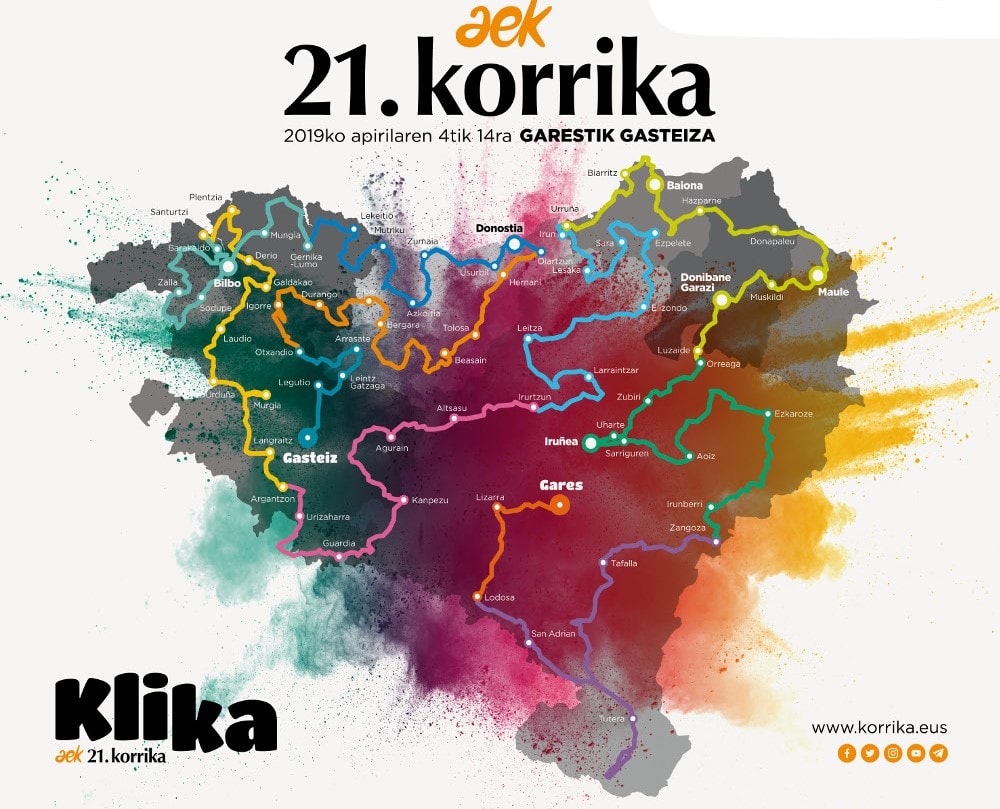 21. Korrikaren ibilbidea aurkeztu dute