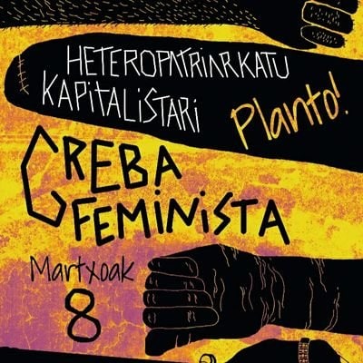 Kultur Shareak Martxoaren 8ko greba feministarekin bat egiten du
