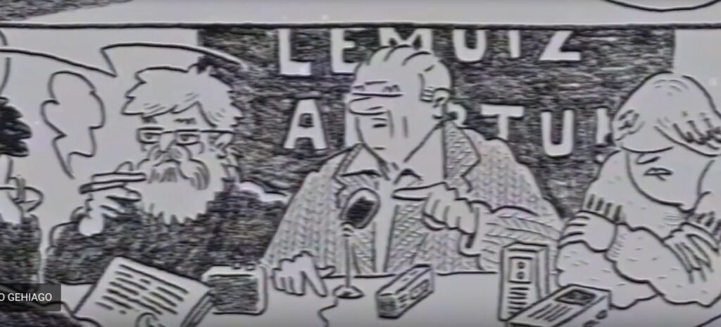 Santi Brouarden bizitza eta heriotza nobela grafiko baten bidez