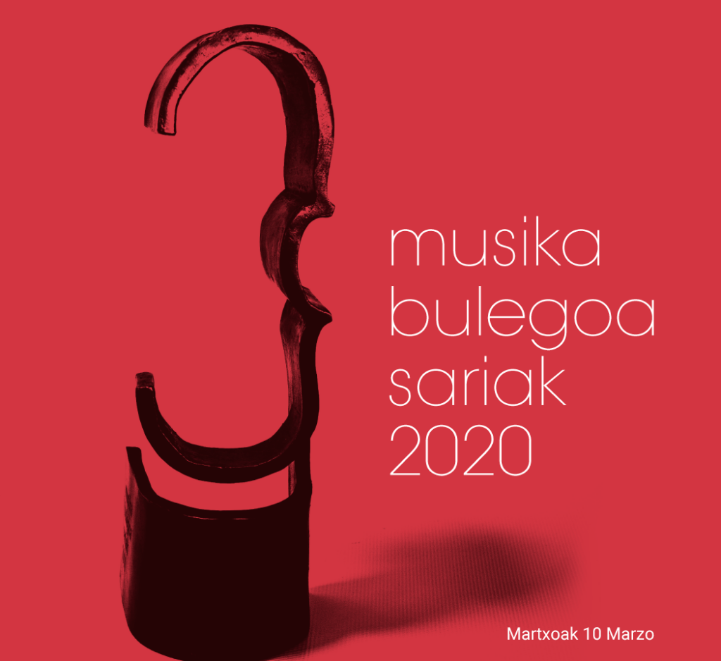 Martxoaren 10ean banatuko dira Musika Bulegoa Sariak