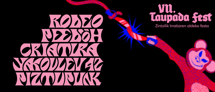 Taupada Fest! jaialdia egingo dute larunbatean, Oreretako Mogambo aretoan