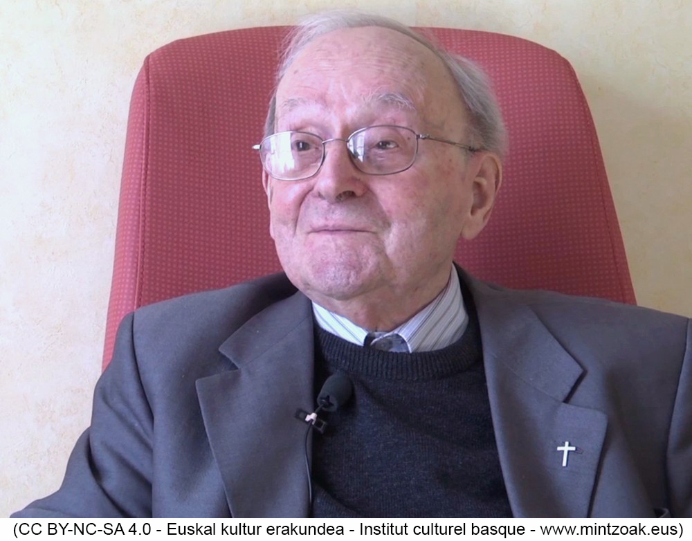 Pierre Andiazabal ohorezko euskaltzaina hil da