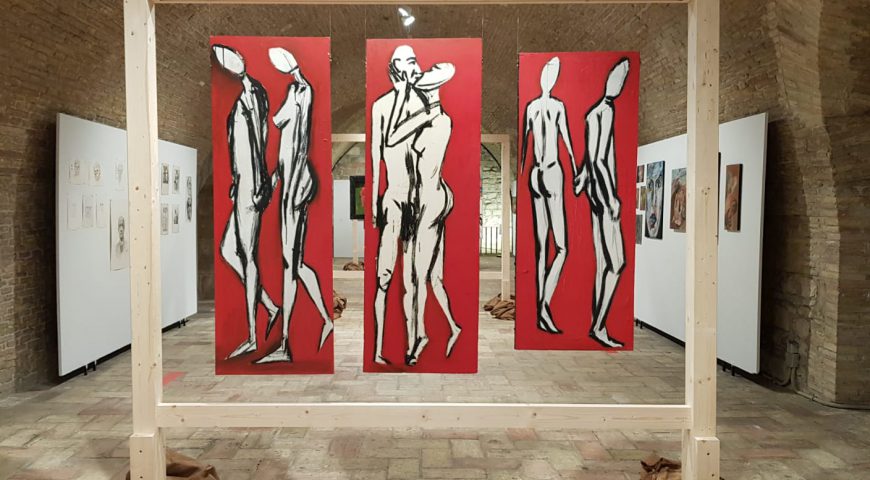 Imanol Bengoetxea artistaren artelanak etxeko sototik Iruñeko Ziudadelara