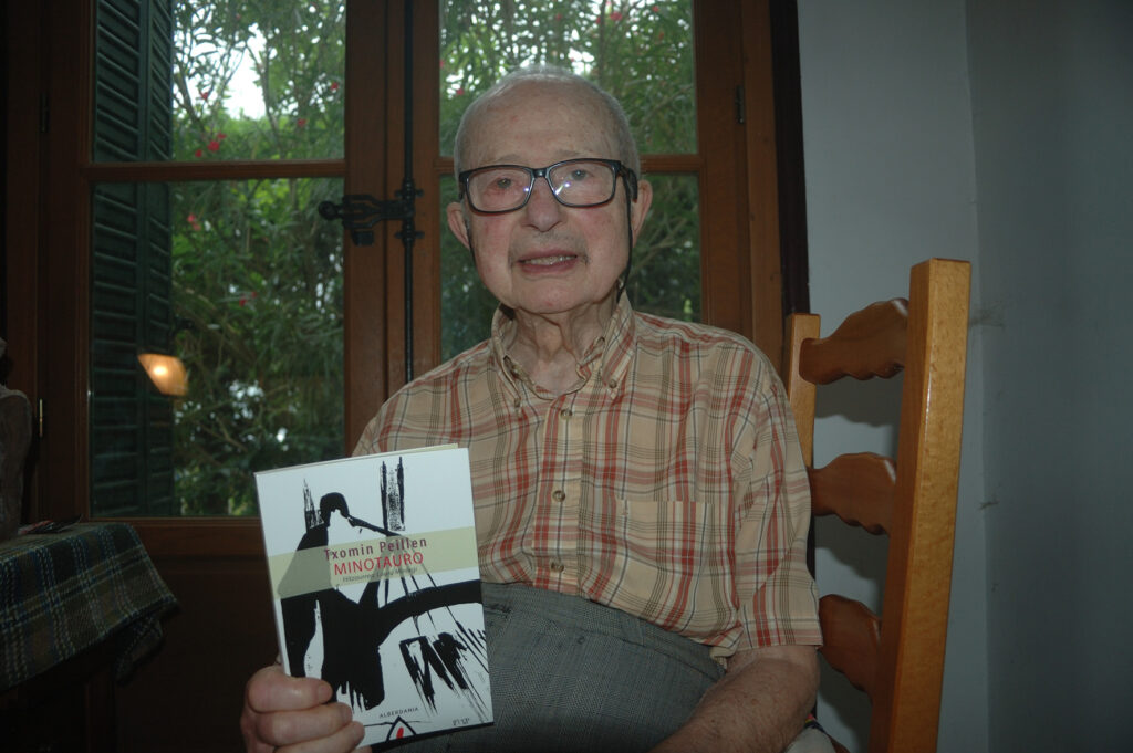 [Bideoa] Txomin Peillenek pedofilia eta intzestua jorratu ditu ‘Minotauro’ eleberrian