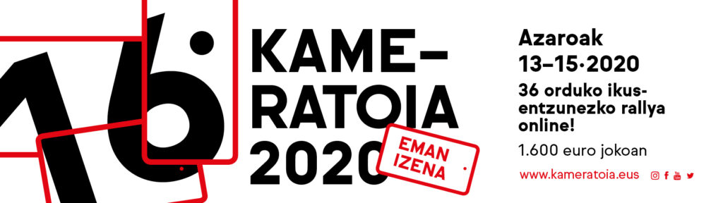 [BIDEOA] Zabalik da 16. Kameratoian izena emateko epea