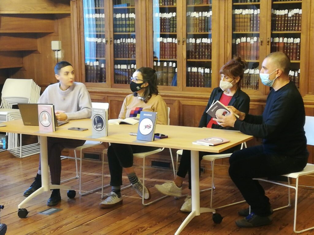 Erika Olaizola, Sarah Kane, Agurtzane Intxaurraga eta Arantxa Iturberen antzezlanak Ganbila bilduman