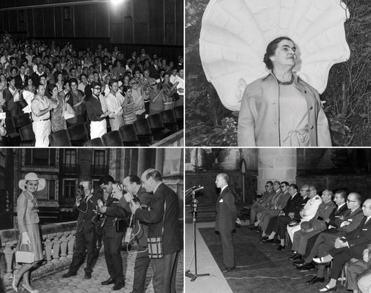 Donostiako Zinemaldiaren lehen urteetako argazkiak ikusgai, Tabakaleran