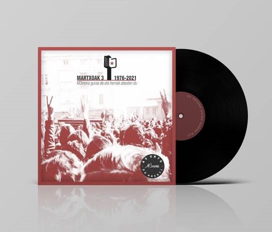 Martxoak 3 elkarteak sarraskiari buruzko abestiak bildu ditu