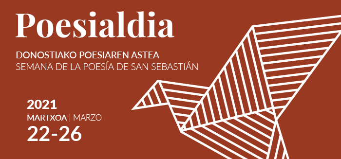Poesialdia, Donostiako Poesiaren Astearen hirugarren edizioa martxoaren 22tik 26ra egingo da