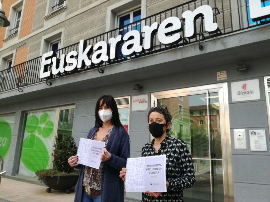 Behatokiaren arabera, 2020ak agerian utzi du hizkuntza-eskubideei ematen zaien bigarren mailako balioa