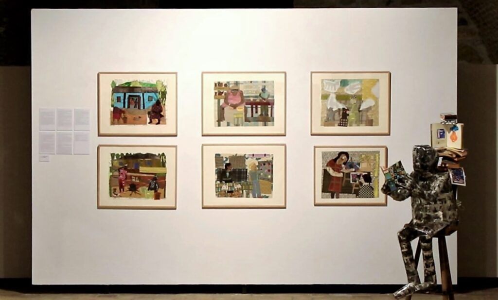 [BIDEOA] ‘Liburu Libreak’ erakusketa kolektiboa ikusgai Iruñeko Ziudadelan