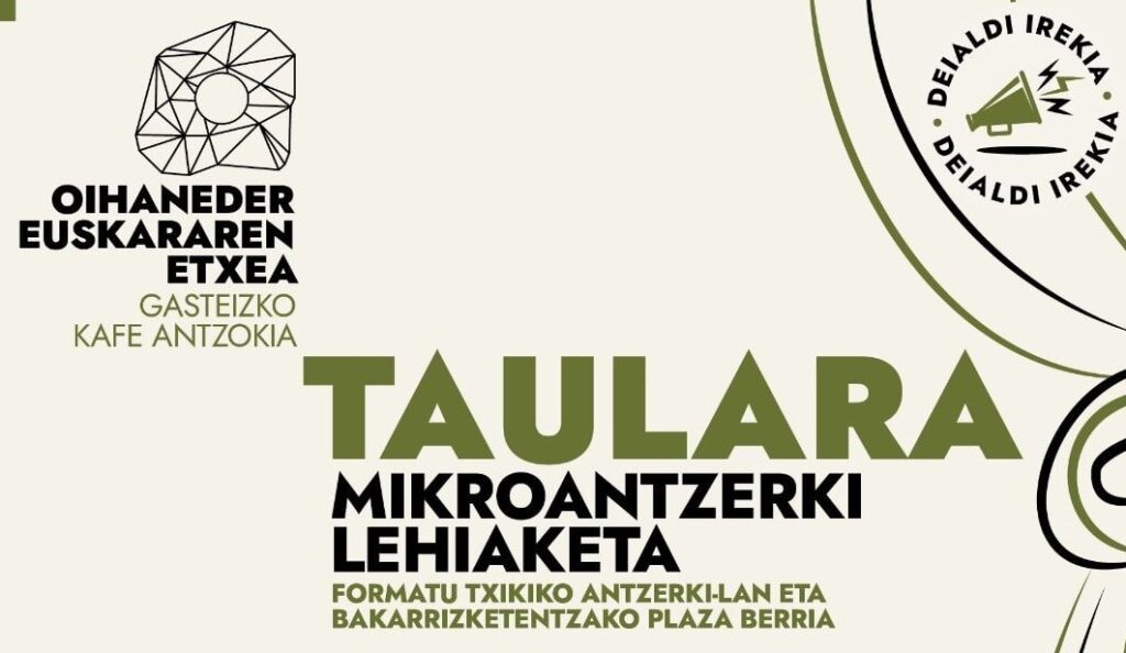 Formatu txikiko antzezlan eta bakarrizketentzako lehiaketa berria abian