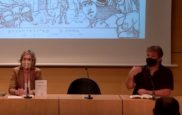 Xabier Irujok eta Larraitz Ariznabarretak ‘Beotibar. 700 urte geroago’ egitasmoa aurkeztu dute