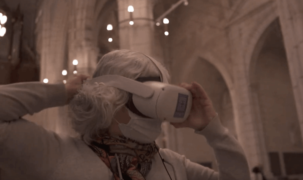 Santa Maria katedralaren historia ezagutzera emateko, errealitate birtualeko hiru ikus-entzunezko aurkeztu dituzte