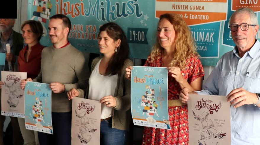Haur eta gazteak euskal literaturara erakartzeko lehen liburu azoka egingo dute asteburuan, Saran