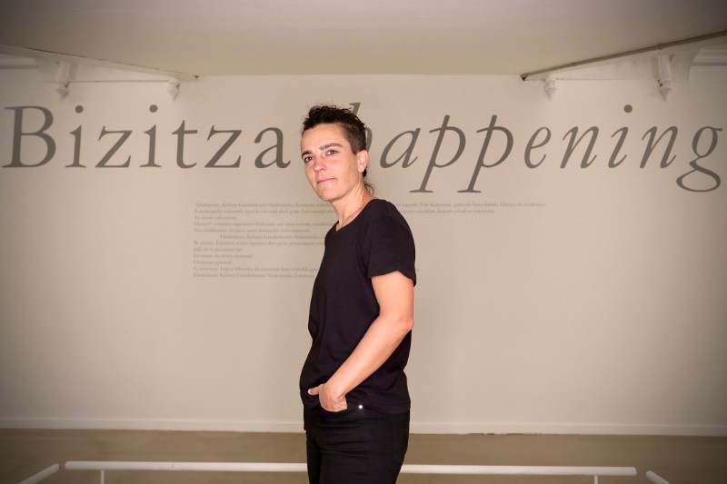 Maialen Lujanbioren ‘Bizitza happening’ soinu-instalazioa paratu dute, Tabakaleran