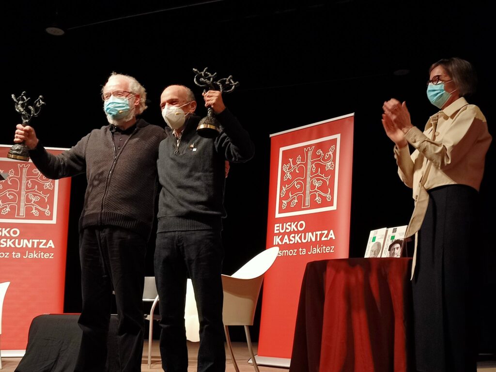 Xabier Amurizak eta Jose Ramon Etxebarriak Lekuona Sariak jaso dituzte