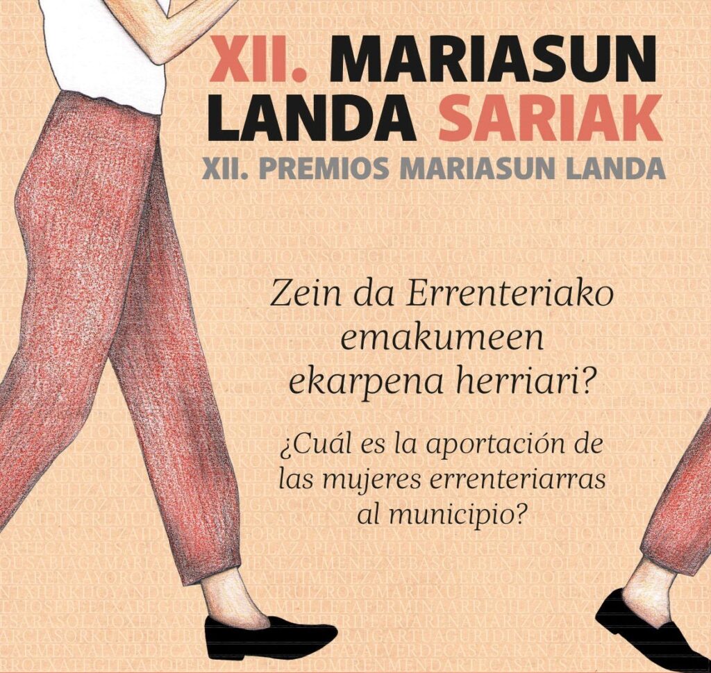 Mariasun Landa Sarietarako lanak aurkezteko epea zabalik da