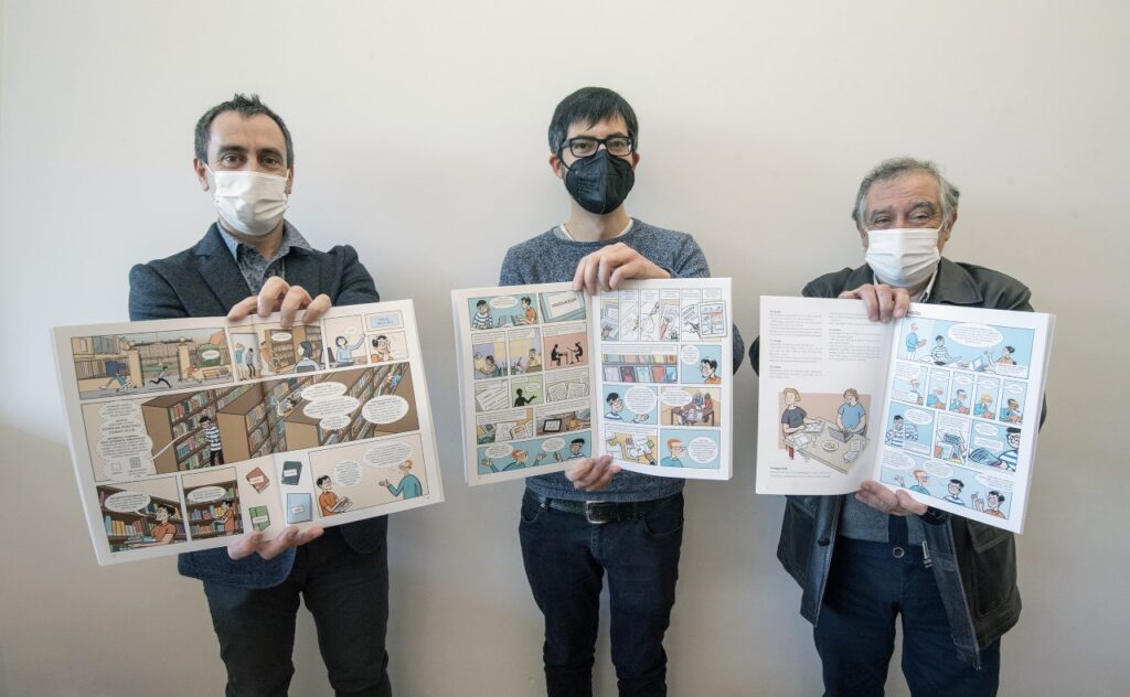 Komikiari buruz irakasteko komiki bat aurkeztu dute
