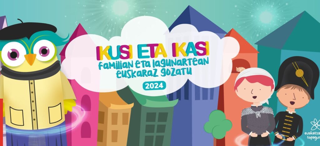 Ikusi eta Ikasi umeen aisialdirako eta hezkuntzarako euskarazko programa aurkeztu dute Bilbon