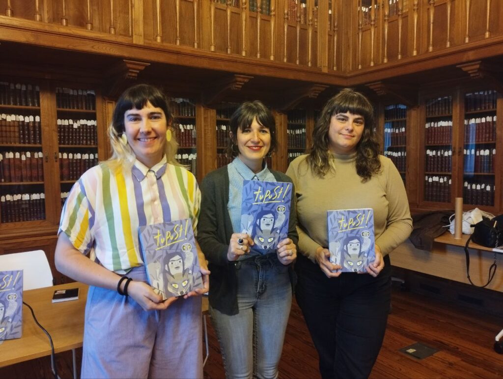 Tinta morez eta horiz, Tupust! komiki antologia ixtera datorren hirugarren alea kaleratu dute