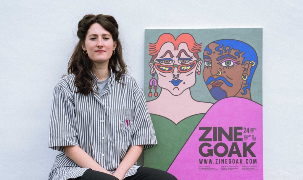 Dom Campistronek egin du Zinegoak jaialdiko kartela eta edizio honetako queer indarra islatzen duten bi pertsona ditu protagonista