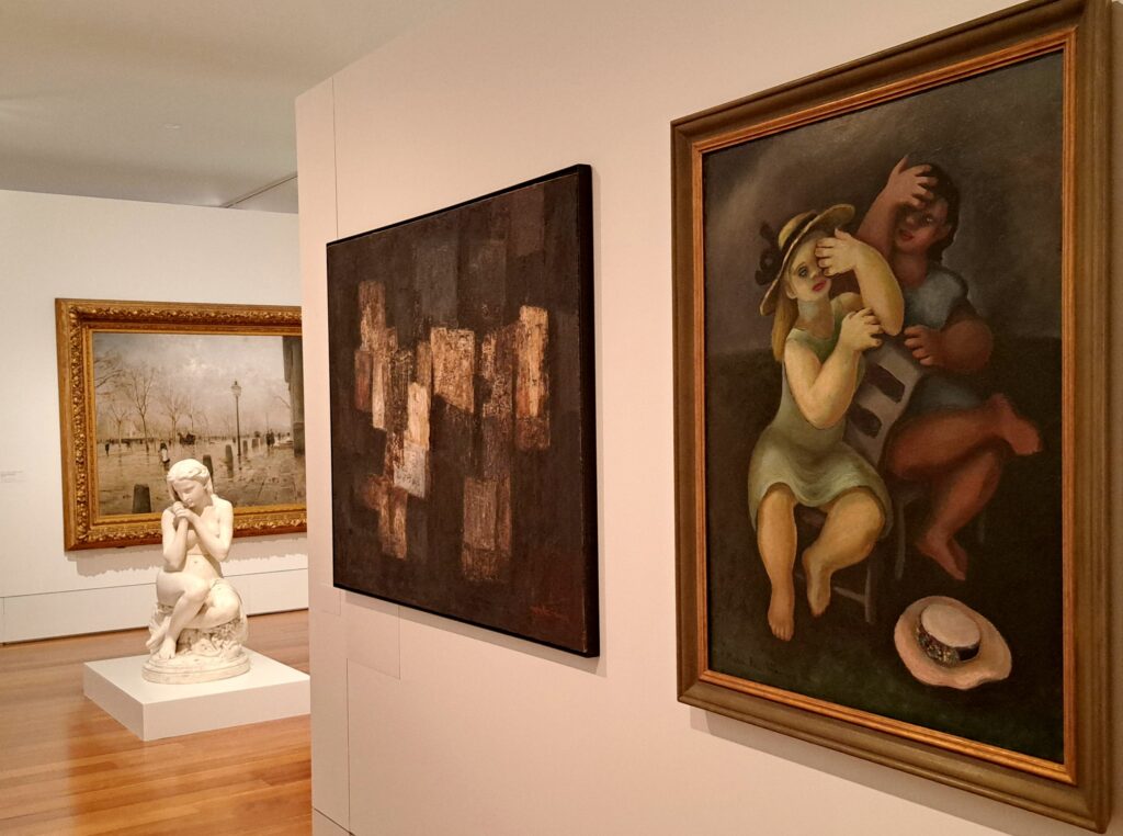 Maria Paz Jimenezen bi lan Donostiako San Telmo Museoko Nabarmendutako obraren atalean ikusgai