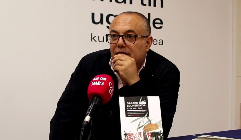 [Bideoa] Atef Abu Saif palestinarrak idatzitako infernu baten kronika