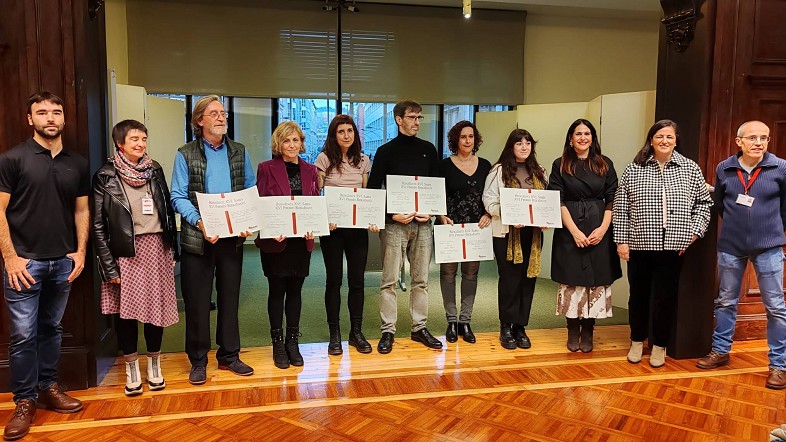 Bizkaidatz lehiaketaren 16. edizioko literatura sariak banatu dituzte