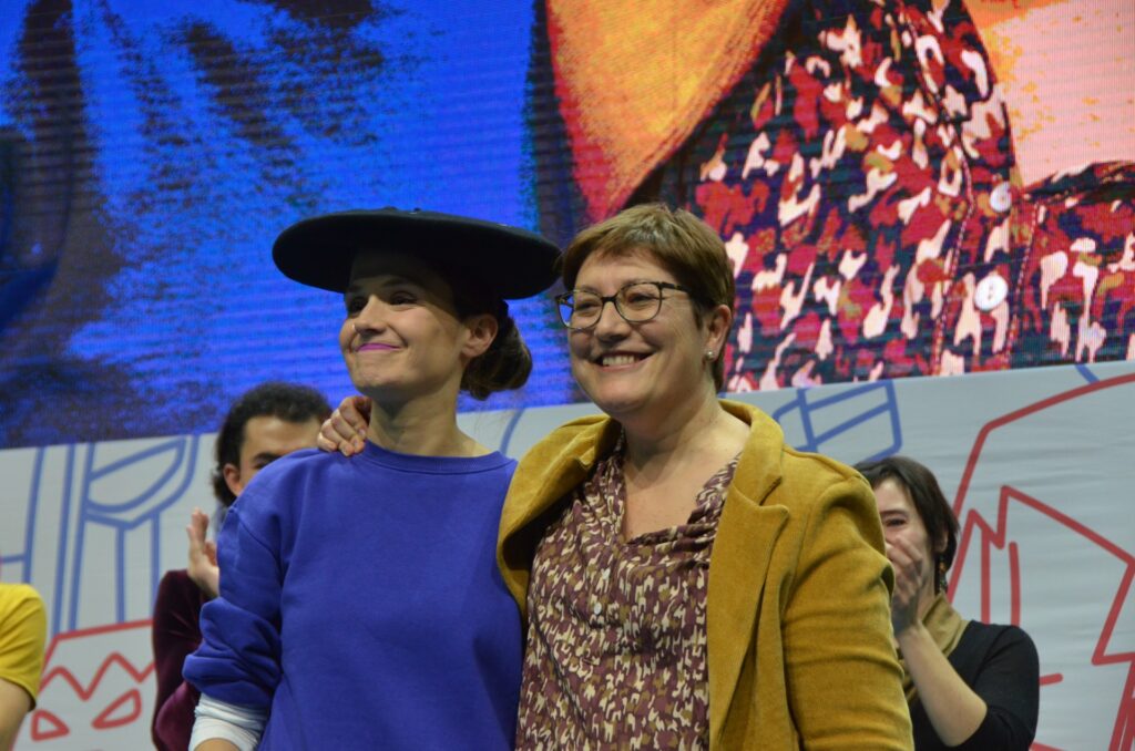 Alaia Martinek jantzi du txapela Donostia Arenan