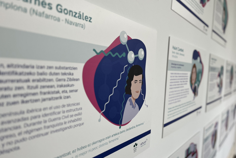 ‘Emakume zientzialariak argira’ erakusketa zabaldu dute gaur, Donostian