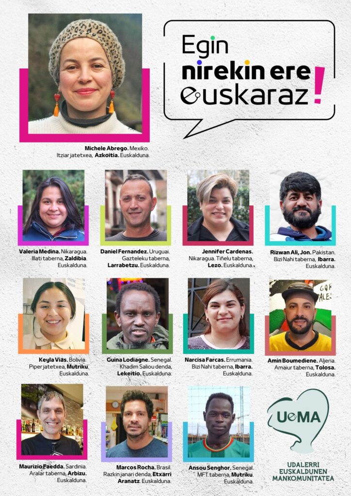 Beste herrialdeetatik etorri eta ostalaritzan eta merkataritzan lanean ari diren euskaldunak ikusarazteko kanpaina abiatu dute