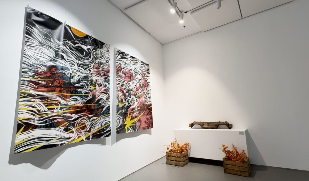 ‘MO. Behi euskaldun baten memoriak’ liburuko ilustrazioekin osatutako erakusketa paratu dute Iruñeko Nafarroako Liburutegian