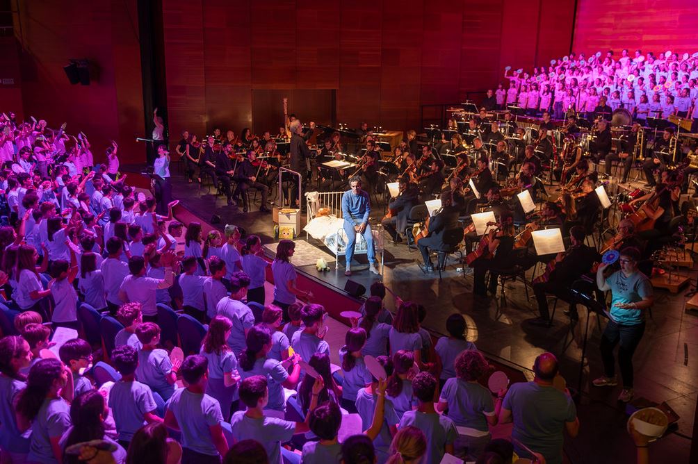 Euskadiko Orkestrak lehen haur kantata estreinatu du: ‘Logelan logale’