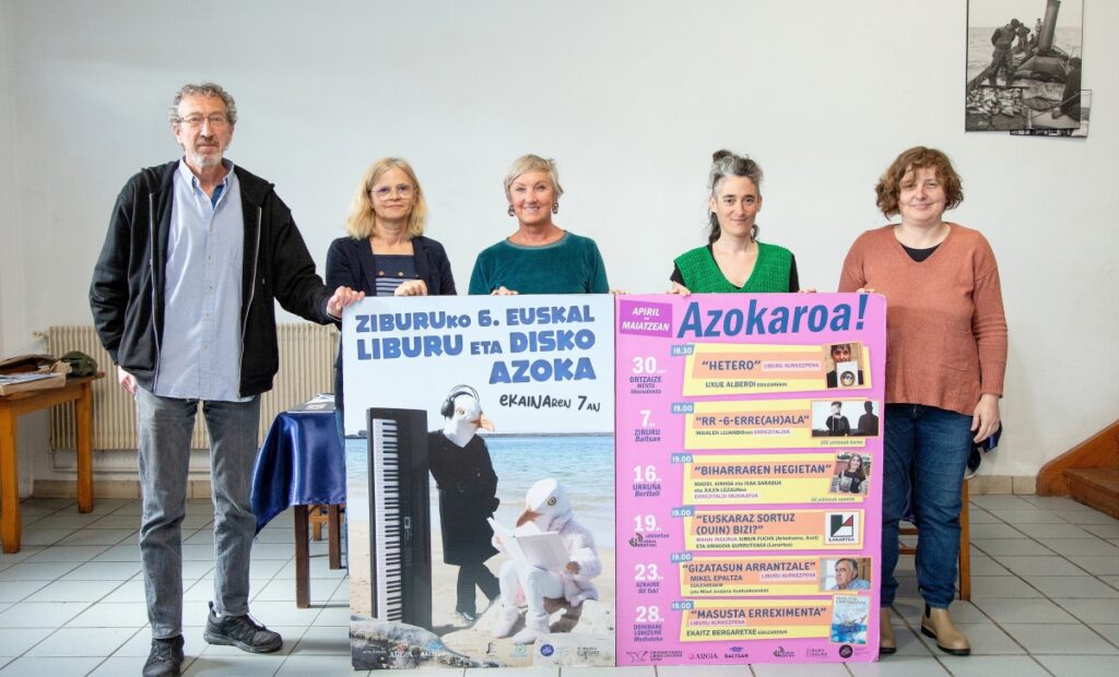 Ziburuko 6. Euskal Liburu eta Disko Azoka egingo dute ekainaren 7an