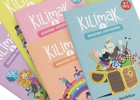 ‘Kilimak’, euskaratik eta euskaraz sortutako oporretako koaderno jostagarriak aurkeztu dituzte