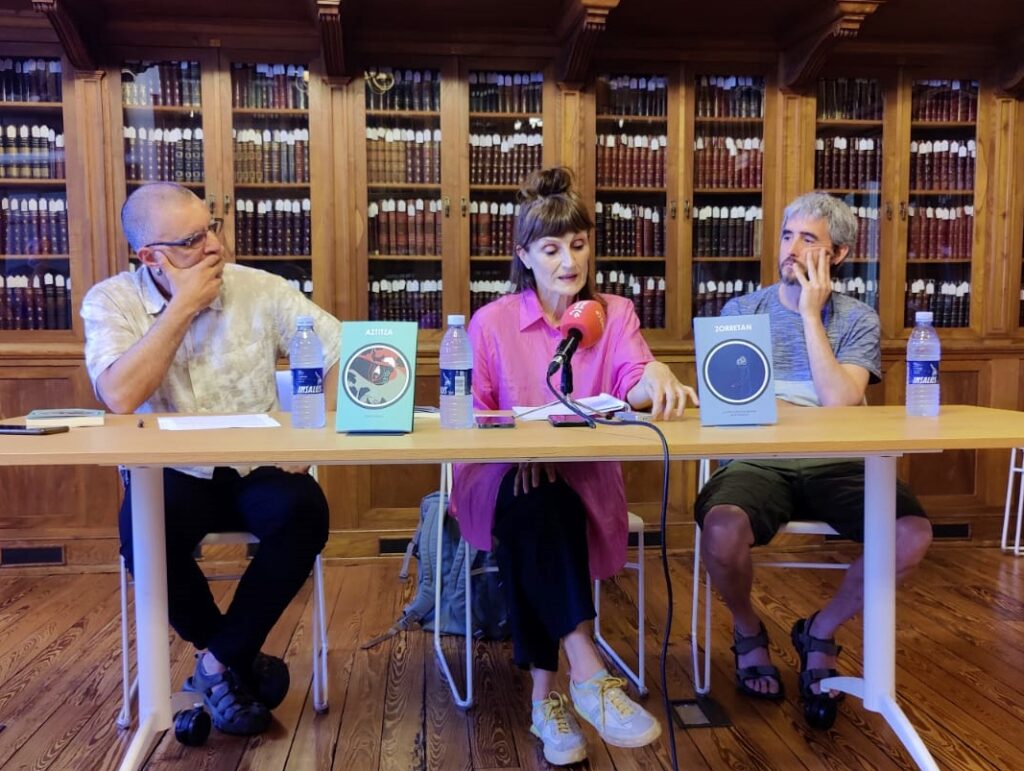 Agurtzane Intxaurraga eta Oier Guillanen antzezlanak ‘Ganbila’ bildumara gehitu dituzte