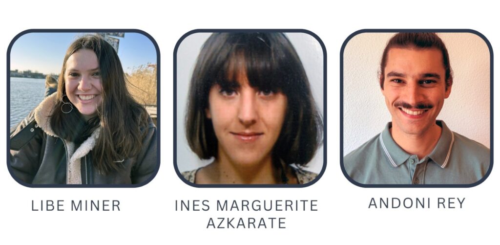 Mintzolak Ines Marguerite Azkarate, Libe Miner eta Andoni Rey ikasleen gradu- eta master-amaierako lanak saritu ditu