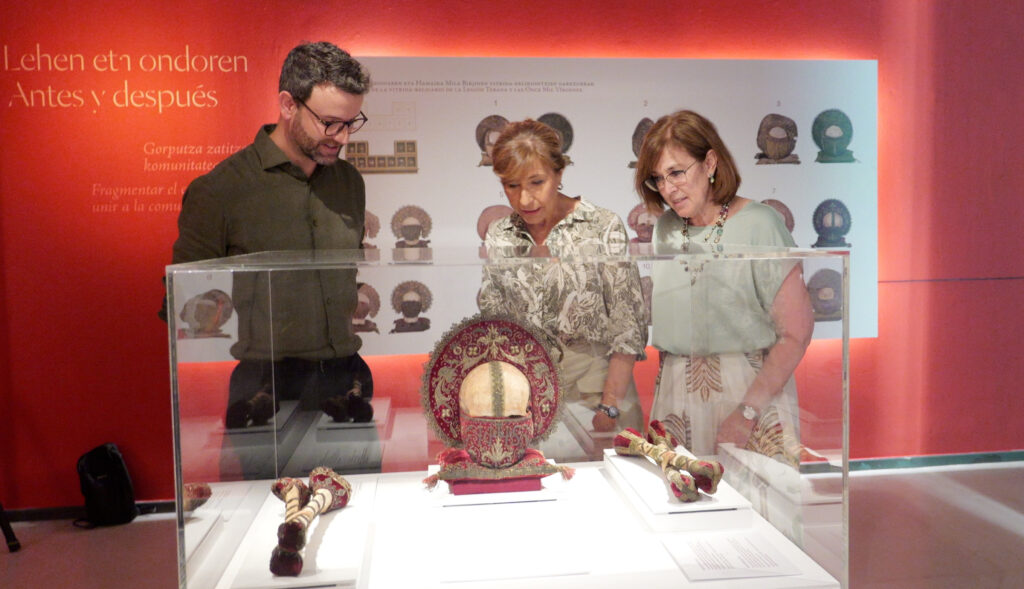 ‘Martiodako Erlikiak. Zaharberritutako altxorra’ erakusketa paratu dute Bilboko Arkeologia Museoan