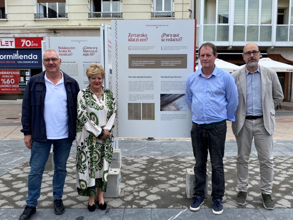 Donemiliagako Goldea dokumentuaren milurtekoa ospatzeko kultur programa aurkeztu dute Araban