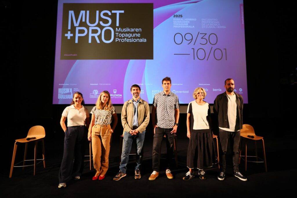 Must+Pro, Euskal Herriko musika sektoreko eragileak bilduko dituen topaketa antolatu dute Donostian